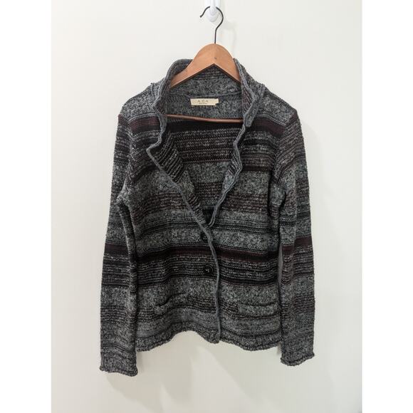 A.Ida Made In Italy Wool Blend Cardigan Sweater - Picture 1 of 4